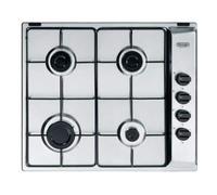 Gas hob 4 burners Width 60 cm colour stainless steel