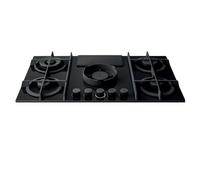 Elica NIKOLATESLA FLAME BL/A/88 Gas Extractor Hob Black - Duct Out
