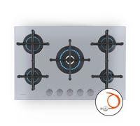 Gas Hob 5 Burner Glass Ceramic Hot Plate Gas Cooker LPG Natural Gas 11500W