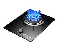 gas hob Gas Hob, Desktop/Embedded Home Kitchen Single Burner Gas Stove ，With Flame Failure Protection，Easy To Clean [Energy Class A] (Color : A, Size : LPG)