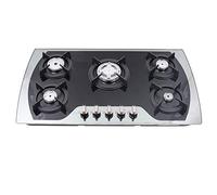 Gas Hob, Gas Hobs 5 Adjustable Burners, 35.4 * 20 Inch Gas Hob Panel, Built in Gas Cooker with 5 * Nozzles, NG/LPG Convertible, Automatic Ignition