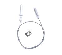 Gas Hob Ignition Needle Electronic Igniter 400mm 450mm Plastic Metal White | Straightforward drop-in replacement for built-in gas hob igniters, restoring reliable spark at the push of a button.