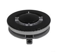 Gas Hob Top Burner & Lid Kit, Range Hood Filter Gas Burner Cooker Wok Hob Crown Flame Cap Cover, Outdiameter 130mm for Sabaf Triple burner
