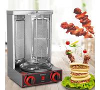 Gas Kebab Machine - Vertical Rotating Grill for Countertop, Gyro Grill Rotisserie, Perfect for Baking and Cooking Various Meats