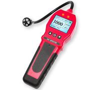 Gas Leak Detector | Professional | Adjustable Alarms | 0-10,000ppm & 1ppm Resolution Display | Water, Dust & Explosion Proof | Li-Ion Battery | Natural Gas, Methane & Combustibles | RED Color |