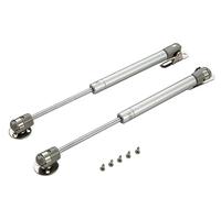 Gas Lift Strut 100N 270mm Silver Gas Struts for Cabinet Truck Bed Drawer Tool Box - Pack of 2 Heavy Duty Lift Support for Easy Opening and Closing