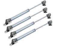 Gas Lift Strut Gas Hydraulic Spring 6kg Cabinet Door Kitchen Cupboard Hinges Copper Lift Support Hinge Hardware for Home Chairs(Silver 4PCS)