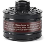 Gas Mask Filter, 40mm Activated Carbon Filter Compatible with 6800 Full Face Gas Mask and Other Respirator Masks, Single Replaceable Filter Against Vapors, Dust, Painting, Gases,Chemicals