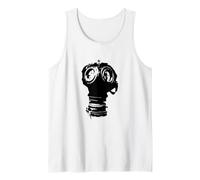 Gas Mask World War II Firefighter Soldier T-Shirt Tees Tank Top
