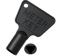 Gas Meter Box Key [1 Pack] - Triangle Key - Electric Box Key - Utility Box Key - Black Plastic Key (1 Pack)