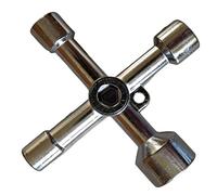 Gas Meter Box Key, Triangle Key, Stopcock Keys, 5 in 1 Universal Utility Keys, Electrical Cabinet Keyed, for Faucet,Gas Meter,Valve,Spigots,Electrical Cabinet Opening