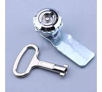 Gas Meter Lock Cam Lock with Triangle/S Type/Square Socket Key Zinc Alloy Metro Train Door Lock Multifunction Electric Cabinet Lock