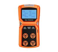 Gas Monitor Multi Gas Detector Multi Gas Detector Gas Meter O2 H2S CO LEL 4 In 1 Oxygen Hydrogen Sulfide Carbon Monoxide Combustible Gas Leak Detector(Gas Detector)