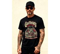 Gas Monkey Garage Camero Men's T-Shirt in Black | Size: 2XL Gas Monkey Garage Black 2XL