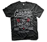 Gas Monkey Garage Fast'n Loud T-Shirt Black - Black - Medium