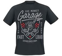 Gas Monkey Garage Fast'n Loud T-Shirt Black - Black - X-Large
