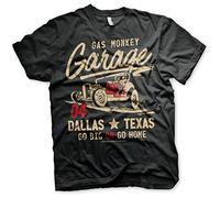 Gas Monkey Garage “Go Big Or Go Home”, black T-shirt - Black - Medium