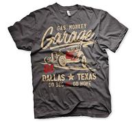 Gas Monkey Garage “Go Big Or Go Home”, black T-shirt - Grey - XX-Large