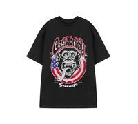 Gas Monkey Garage Mens Black USA Flag Short Sleeved T-Shirt - X-Large