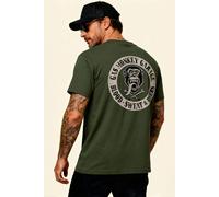 Gas Monkey Garage Men's Chapter T-Shirt in Khaki | Size: Small Gas Monkey Garage Khaki S
