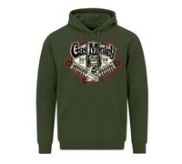 Gas Monkey Garage Men's Dallas Shocks Hoodie in Khaki | Size: Medium Gas Monkey Garage Khaki M