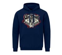 Gas Monkey Garage Men's Dallas Shocks Hoodie in Navy | Size: Large Gas Monkey Garage Navy L