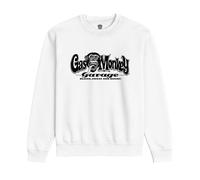 Gas Monkey Garage Men's OG Logo Sweatshirt in White | Size: Small Gas Monkey Garage White S