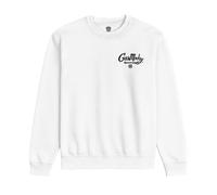 Gas Monkey Garage Men's Script Sweatshirt in White | Size: Medium Gas Monkey Garage White M
