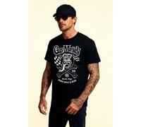 Gas Monkey Garage Monkey Bones Men's T-Shirt in Black | Size: 5XL Gas Monkey Garage Black 5XL