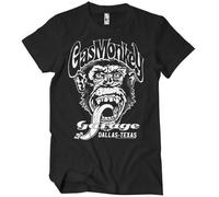 Gas Monkey Garage Officially Licensed Dallas, Texas Mens T-Shirt (Black), X-Large