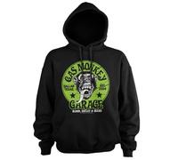 Gas Monkey Garage Officially Licensed Green Logo Hoodie (Black), Medium