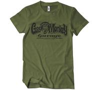 Gas Monkey Garage Officially Licensed Logo Mens T-Shirt (Olive), XX-Large