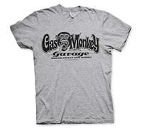 Gas Monkey Garage Officially Licensed Merchandise Green Logo T-Shirt (Black)