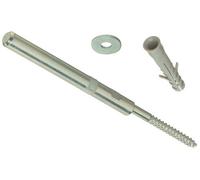 Gas N Pow3r Concealed Floating Shelf Support Brackets 120mm Hidden Masonary Fix - x50