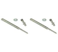 Gas N Pow3r Concealed Floating Shelf Supports Brackets 120mm Hidden Masonary Fix HEAVY DUTY x2