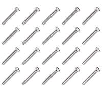 Gas N Pow3r M3.5mm x 70mm Chrome Polished Electrical Machine Screws, 20 Pack