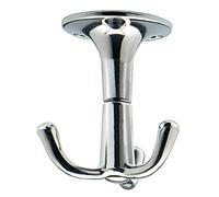 Gas N Pow3r Wardrobe Ceiling Robe Coat Hook Rotating 3 Hooks Polished Aluminium Finish x1