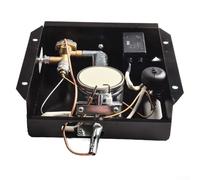 Gas Patio Heater Combustion Module Replacement Set 47000 BTU with Control Unit for Outdoor Use Robust Metal Construction Suitable for 4-Sided Glass Tube Heating Oven Easy Assembly (B)