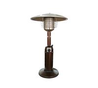 Gas Patio Heater Stainless Steel Portable Table Top Outdoor Burner for Propane/Butane Bottle Low Energy - Perfect for Gazebo, Garden, & Camping
