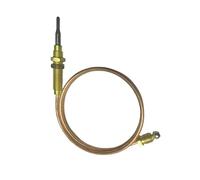 Gas Pilot Burner Thermocouple - Universal Replacement with Locking Nuts for Doner Kebab Machine, Charcoal Grill, Gas Char Grill or Commercial Catering Equipment