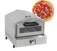 Gas Pizza Oven Countertop Stainless Steel Pizza Maker for Cooking Pizza, Steak, Fish, and Chicken - Ideal for Outdoor Garden and Parties