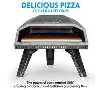 Sealey DG257 Dellonda Gas Pizza Oven With Gas Regulator Water Resistant Cover/Carry Bag & 12in Pizza Peel