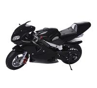 Gas Pocket Bike Motorcycle, 49cc Mini Bike Mini Motorcycles for Adults, 2-Stroke Motorcycle Street Bike for Adult & Kids, Up to 20 Mph, Dual Headlights, Weight Support Up to 170 LBS (Black)