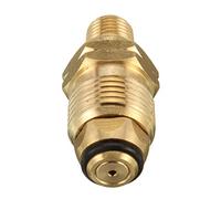 Gas Propane Bottle Cylinder Adapter POL SWIVEL Connector Refill LPG Tank Propane LP Gas Cylinder Fitting Full Flow Brass Connector 1/4" 6mm