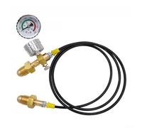 Gas Regulator Filling Station Transfer Adapter Hose for BS 341 No.3 UK Argon Cylinder | For G5/8 For RH Thread | High Pressure Stainless Steel For Braided Line for(Style 5)