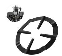 Gas Ring Reducer for Coffee Pot Iron Mocha Pot Stand Coffee Pot Stand Gas Stove Cooker Stand Reducer Ring Holder, Heavy Metal Trivits for Gas Hob Stoves