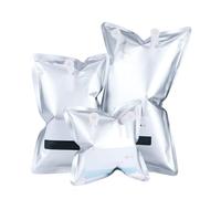 Gas Sampling Bags - Aluminum Foil Air Sample Bags, Pack of 10 for Gas Collection and Storage (0.5L to 15L sizes)(15Single Valve)