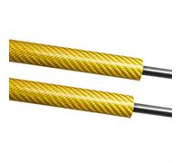 Gas Shock Struts Support 1 Pair Auto Front Bonnet Hood Lift Supports Shock Gas Struts Spring Props Fits for Accord LX EX SE Base 2003 2004 2005 2006 2007 420MM Boot Hood Gas Struts(Yellow Carbon