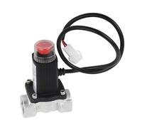 Gas Solenoid Valve, Automatic Emergency Shut Off Valve, Smart Electromagnetic Gas Cut Off Valve with Manual Override for G1/2 Pipeline, ABS and Aluminum Alloy Safety