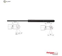 GAS SPRING BOOTCARGO AREA 2110248 FOR HYUNDAI ix35/SUV TUCSON/IX35/II 2.0L 4cyl